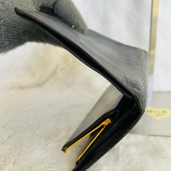 CHANEL Black Long Wallet Lambskin Leather - Picture 11 of 12